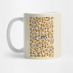 105 Foxes Mug